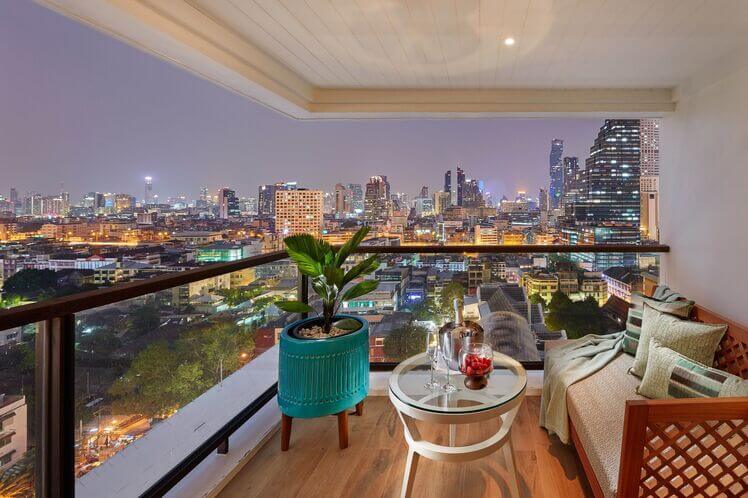 Mandarin Oriental Bangkok ligger sentralt i Bangkok